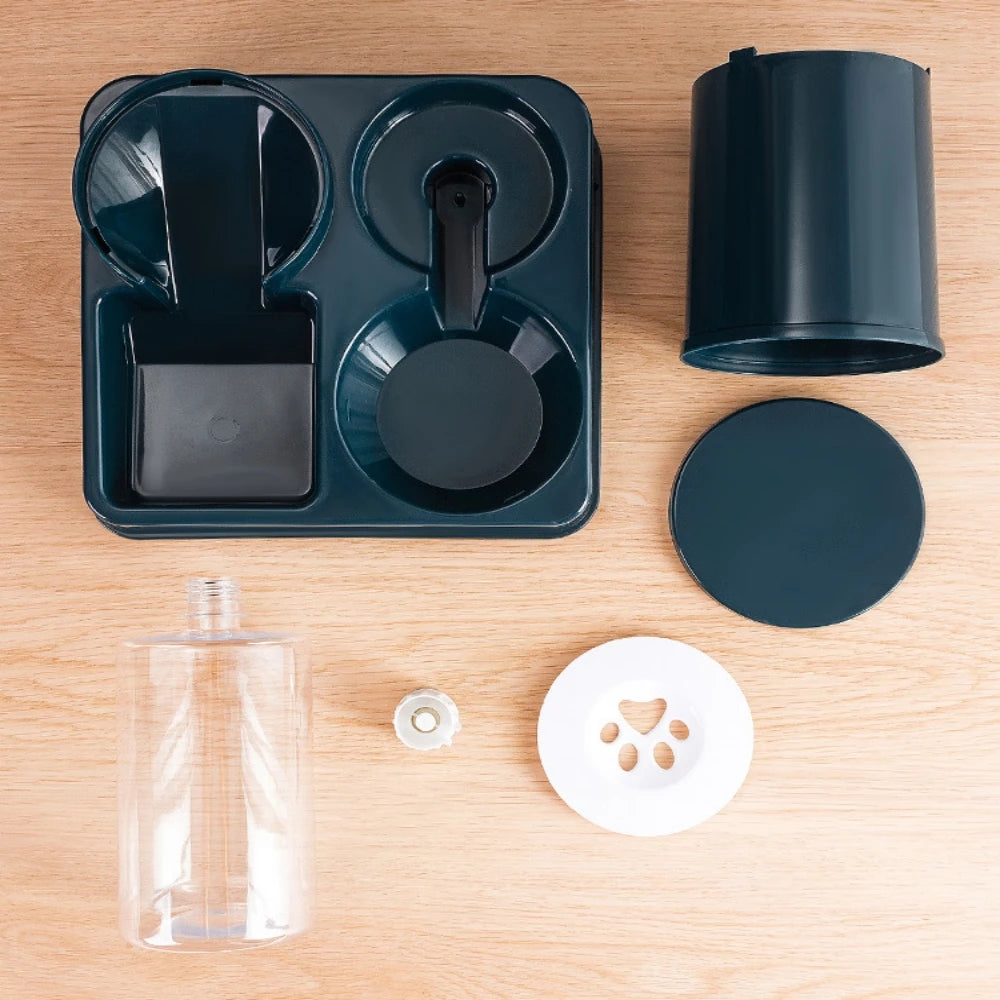 Large Capacity Pet Food Bowl Automatic Cat Feeder Dog Bowl Foodstuff Water Bottle Wet and Dry Storage Dispenser Pet Supplies