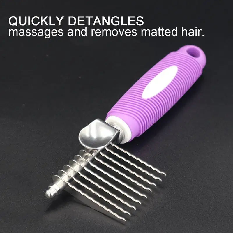 Dog Brush For Shedding Cat Brush Dog Hair Brush Dog Undercoat Brush Pet Grooming Brush Deshedding Tool For Long & Short Haired