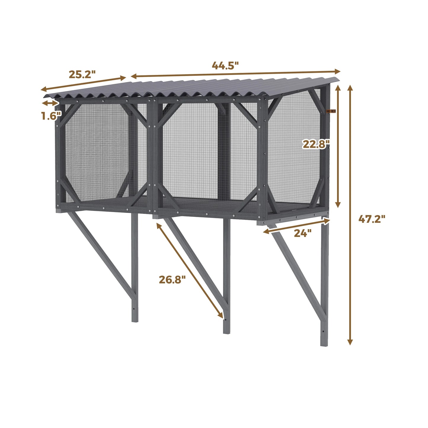 Cat Window Box Outdoor Cat Fence Indoor Cat All day Cat Cage Window Sunbathing Nap Watching Cat Furniture