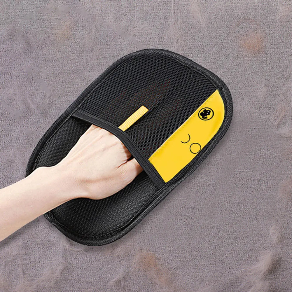 Pet Hair Remover Mitt Pet Grooming Gloves for Dog Cat Rabbit with Long/Short/Curly Hair