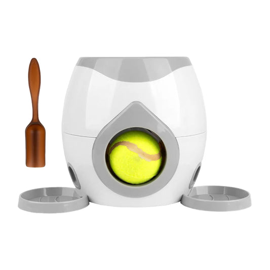 Automatic Dog Ball Launcher Dog Tennis Food Reward Machine Interactive Dog Ball Thrower Dog Tennis Balls Feeder