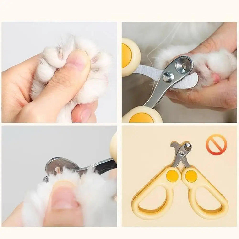 Cat Nail Clippers Portable Cat Clippers Paw Trimmer Special Grooming Tool Professional Small Animal Nail Clippers Kitten Nail