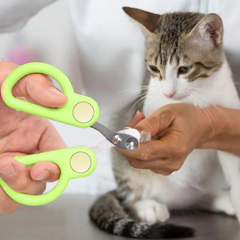 Cat Nail Clippers Portable Cat Clippers Paw Trimmer Special Grooming Tool Professional Small Animal Nail Clippers Kitten Nail