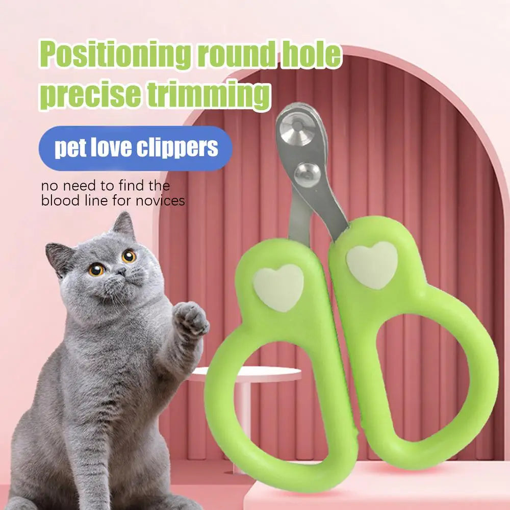 Cat Nail Clippers Portable Cat Clippers Paw Trimmer Special Grooming Tool Professional Small Animal Nail Clippers Kitten Nail