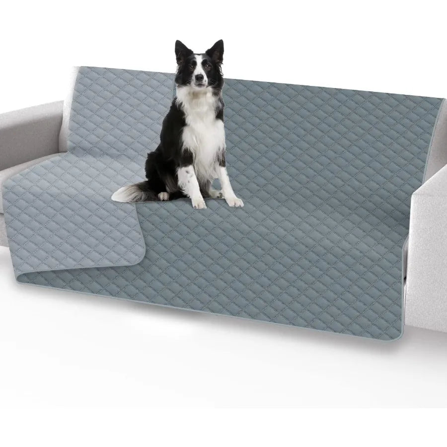 Waterproof Couch Cover Dog Cat Blanket AntiSlip Liquid Uriry Proof Furniture Blanket Reversible Pet Blanket Protector for Couch