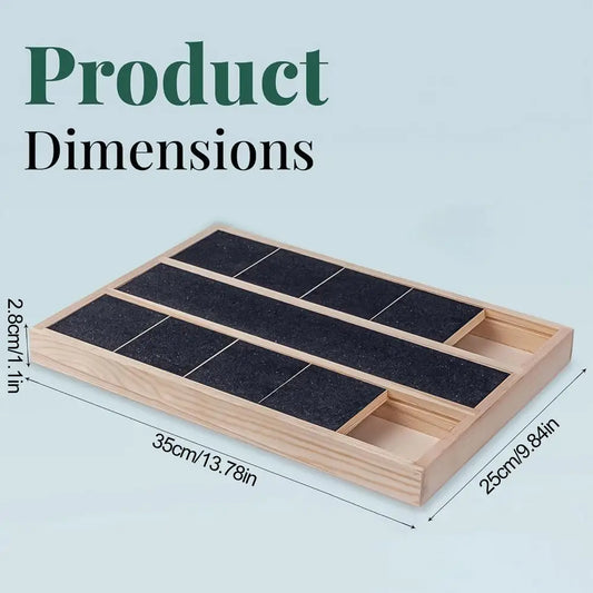 2025 Dog Nail File Board Wooden Scratching Board For Nail Trimming Self Scratcher Toy Safe Pet Grooming Accessories