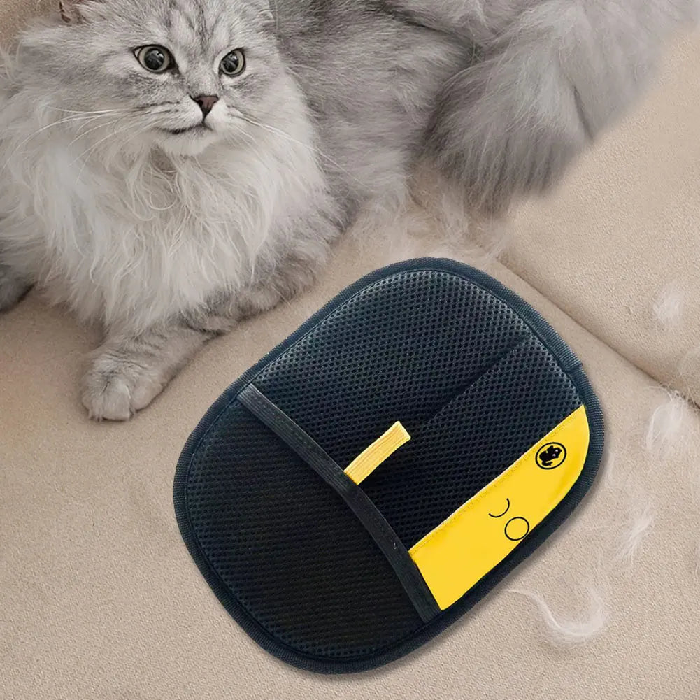 Pet Hair Remover Mitt Pet Grooming Gloves for Dog Cat Rabbit with Long/Short/Curly Hair