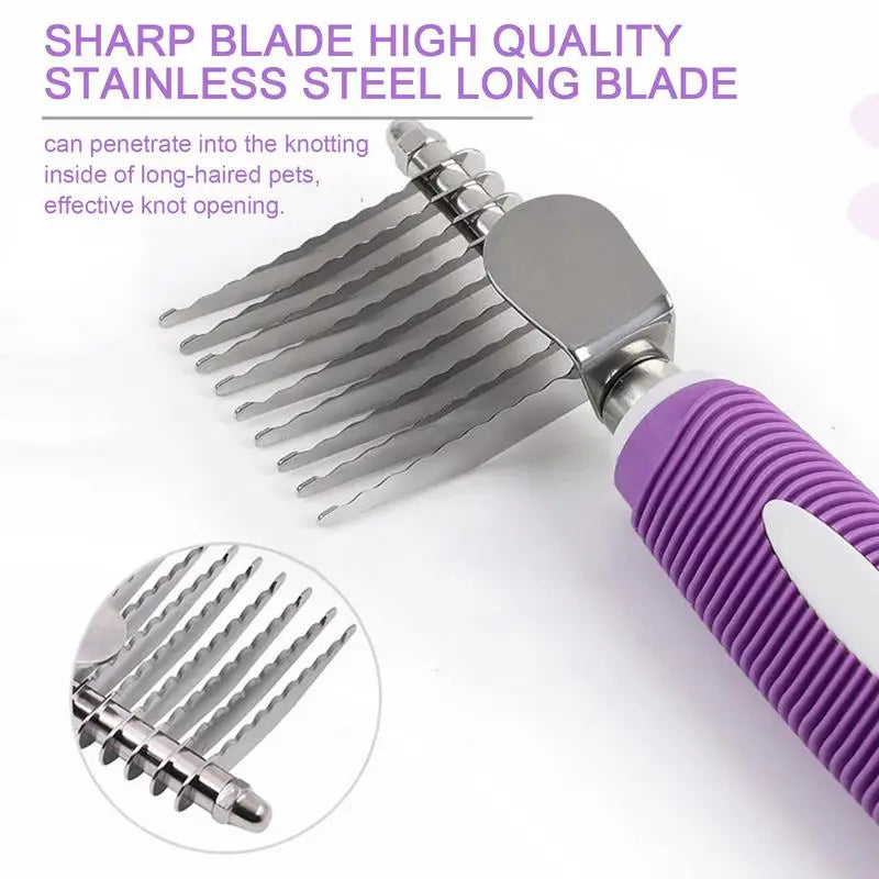 Dog Brush For Shedding Cat Brush Dog Hair Brush Dog Undercoat Brush Pet Grooming Brush Deshedding Tool For Long & Short Haired