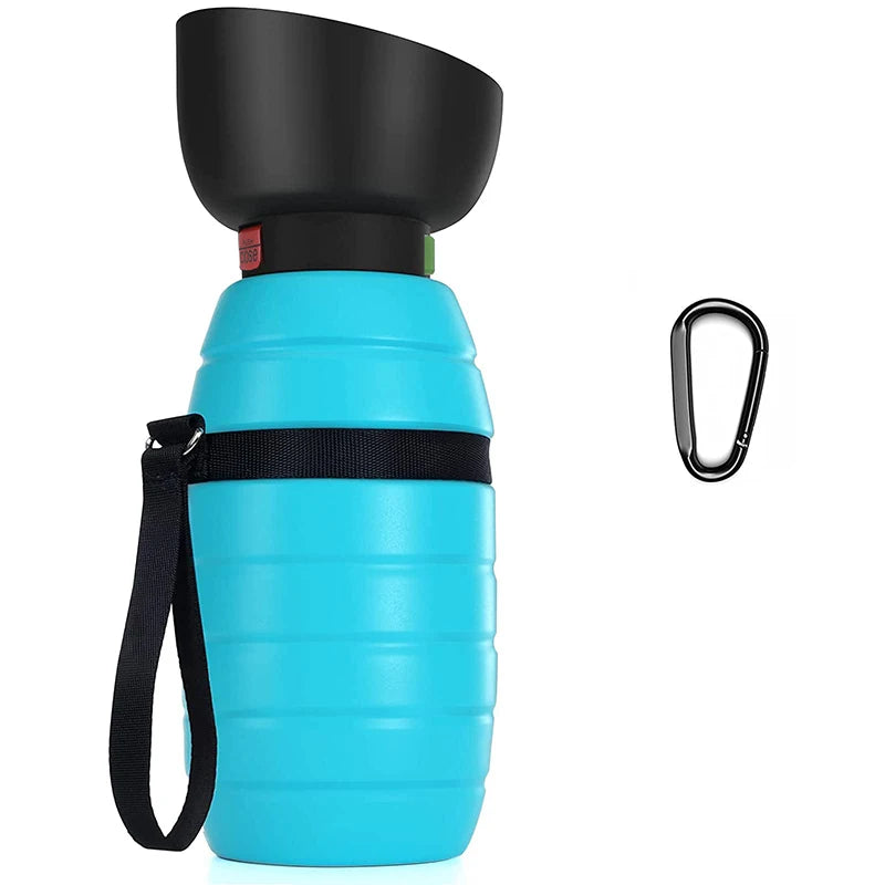 850ML Large Capacity Portable Dog Water Bottle Lightweight Leakproof Travel Pet Drink Dispenser For Outdoor Walking Hiking