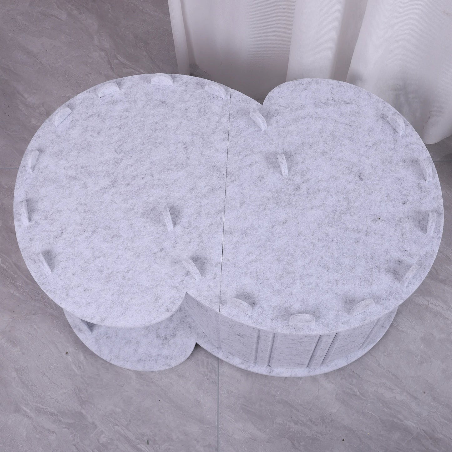 Cat Tunnel Bed Peekaboo Cat Cave Foldable Pet House Detachable Felt Cat House for Indoor Cats & Kittens